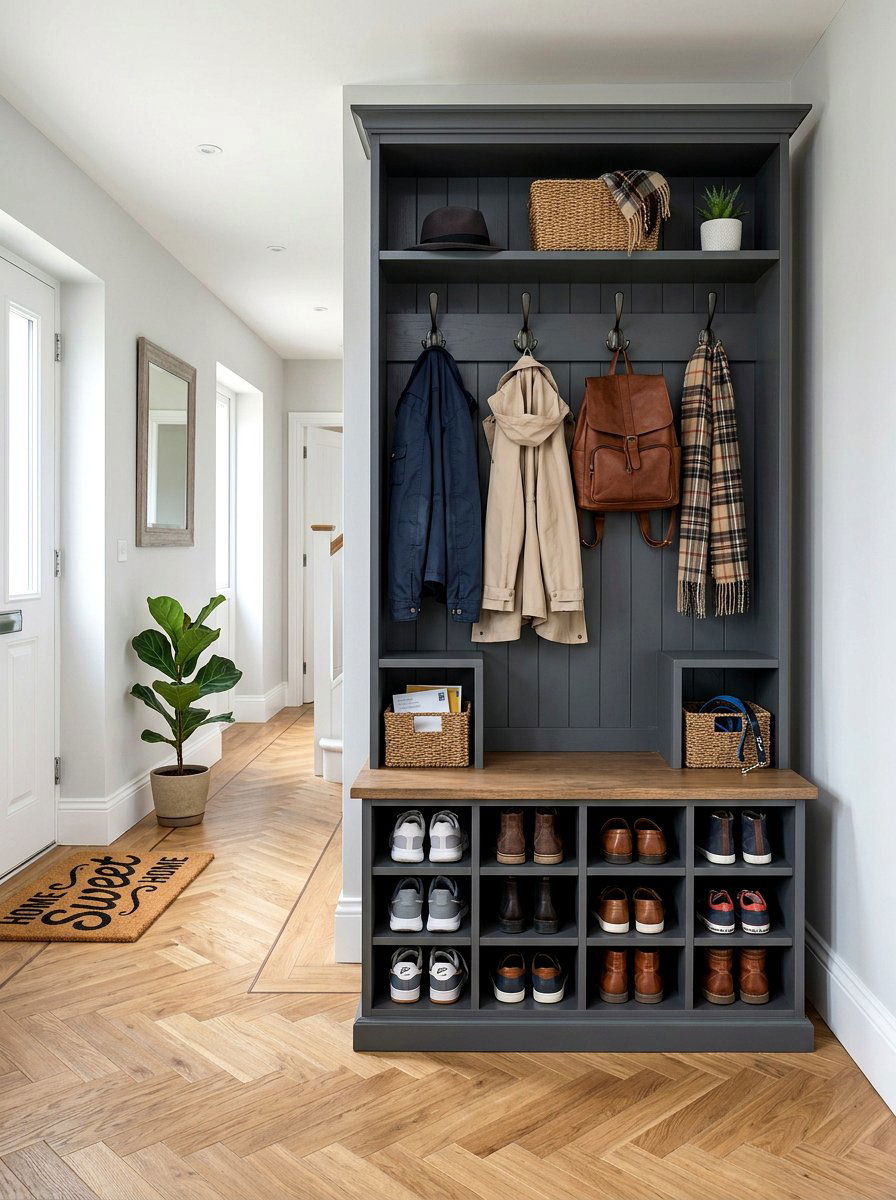 30 Shoe Cubby Bench Ideas to Tidy Up and Look Stylish