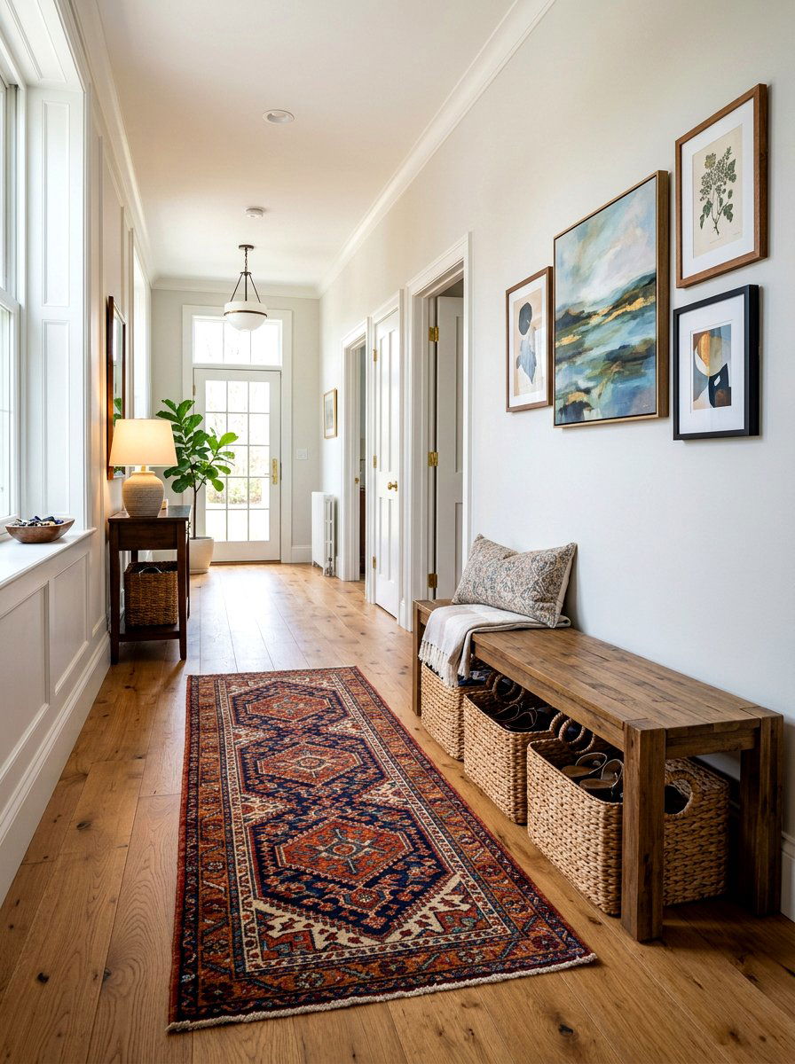 Hallway Bench Box - 30 decorative box styling ideas