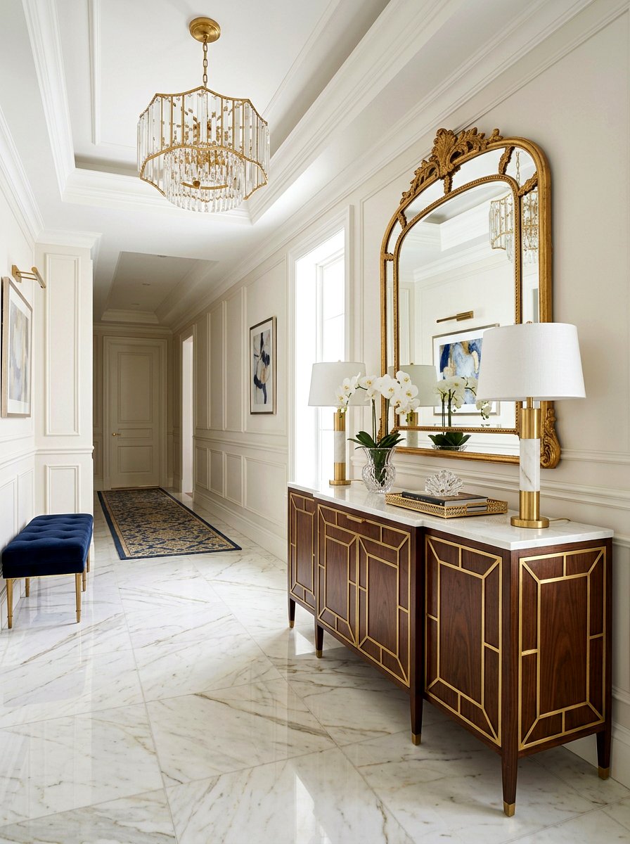 Hallway Console Table - 30 hidden storage furniture ideas