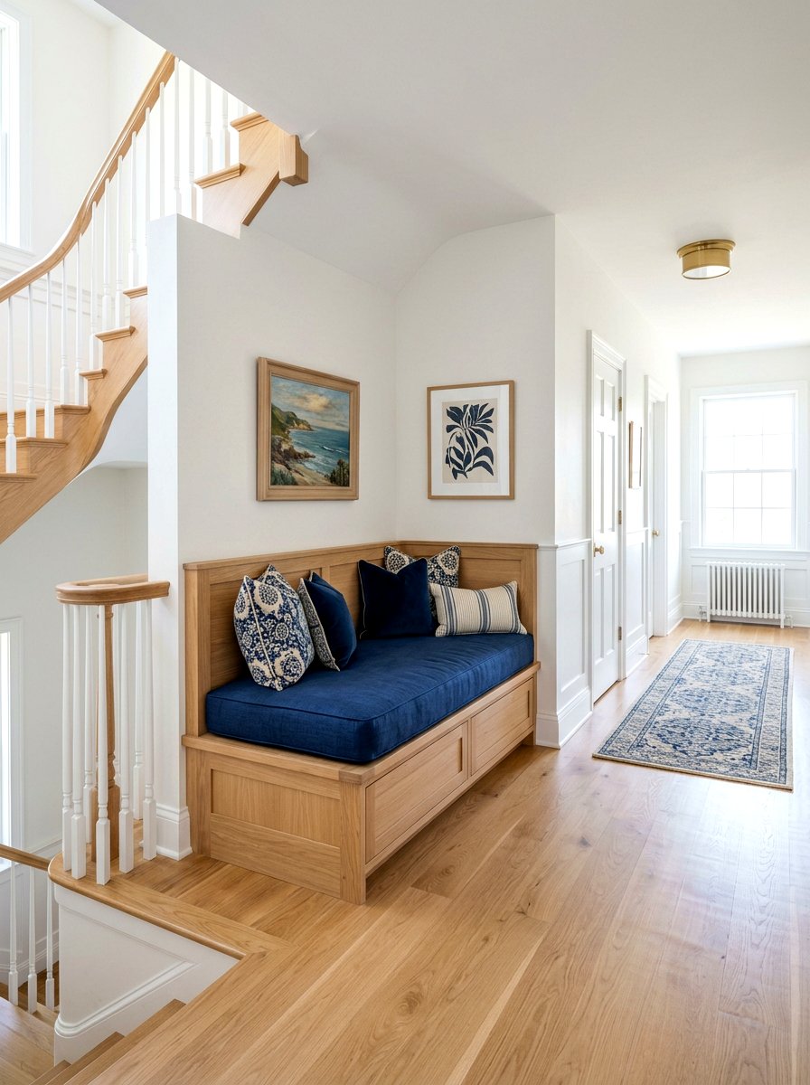 Hallway Daybed - 30 built in daybed nook ideas