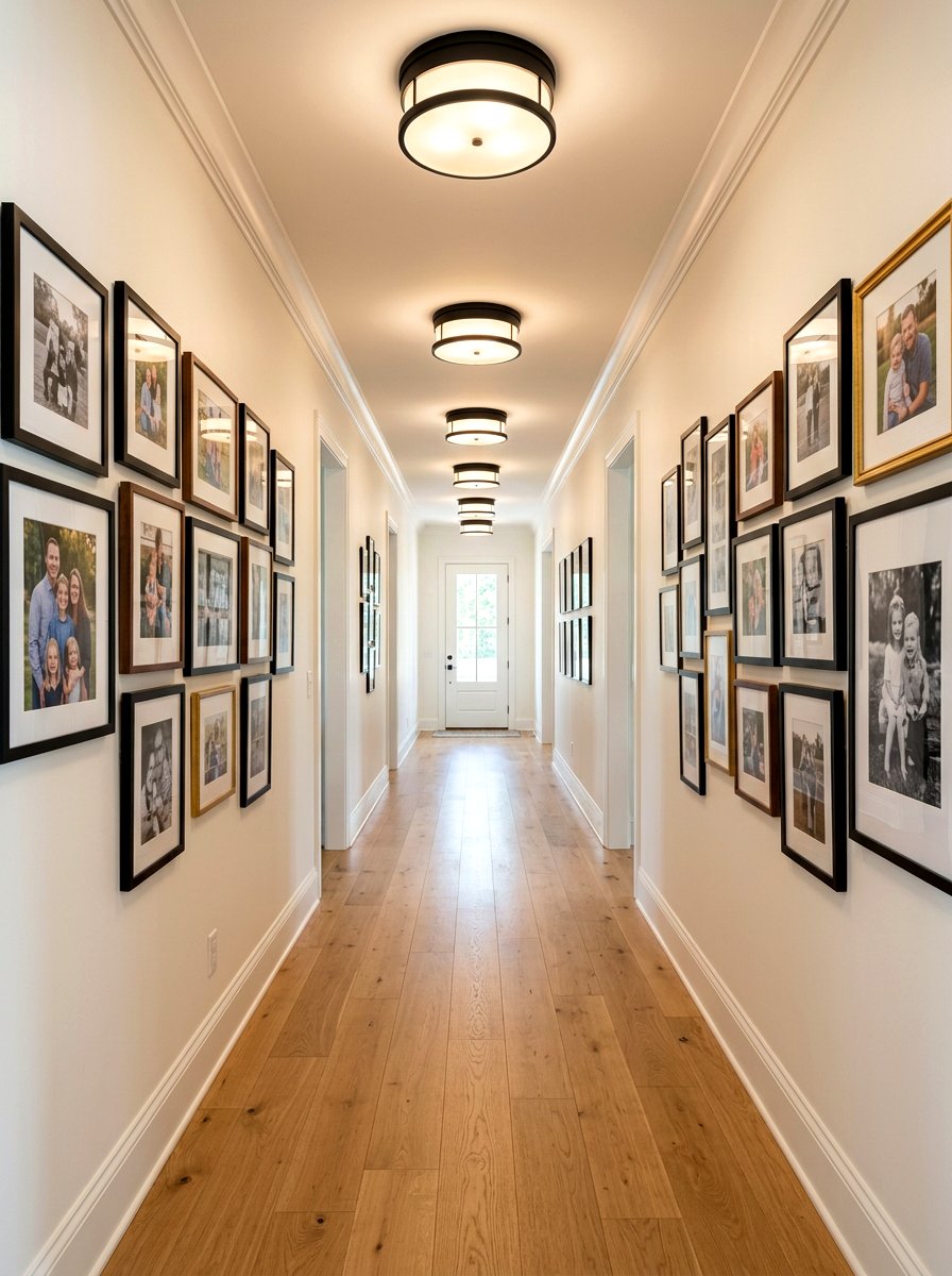 Hallway Dimmable Flush Mount - 30 dimmable lighting ideas