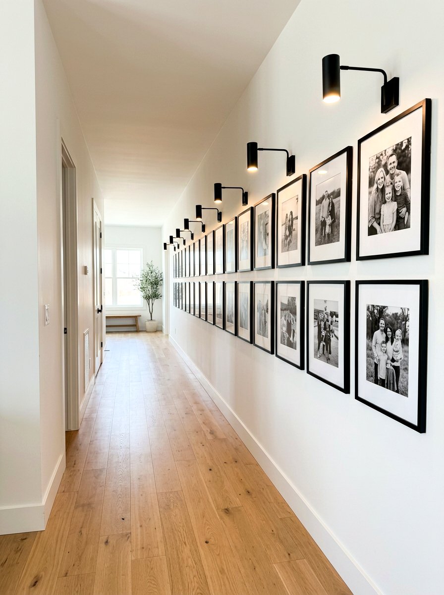 Hallway Gallery Sconce - 30 wall sconce ideas