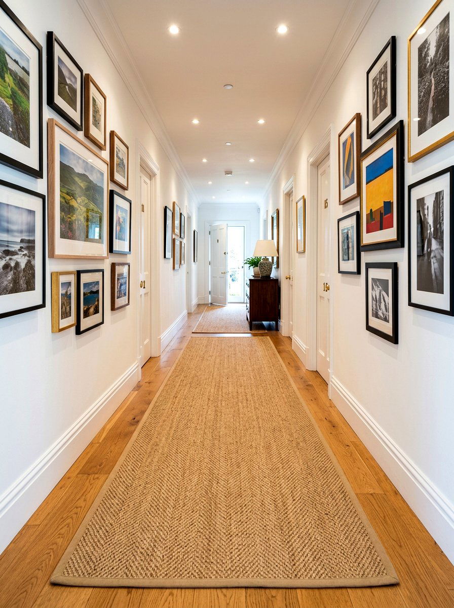 Hallway Jute Runner - 30 jute rug styling ideas