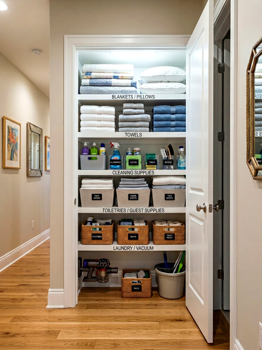 Hallway Linen Closet - 30 linen closet ideas