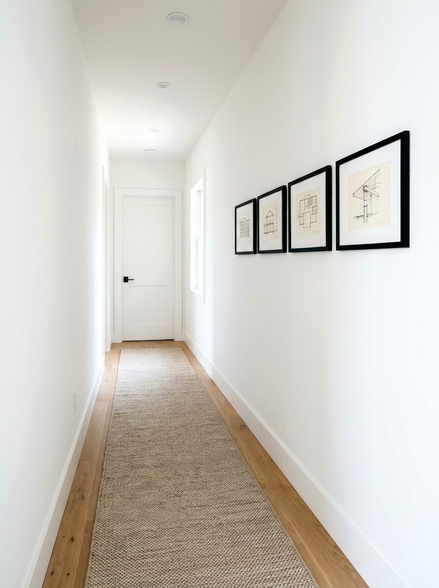 Hallway Narrow Art Set - 30 mini salon wall apartment ideas