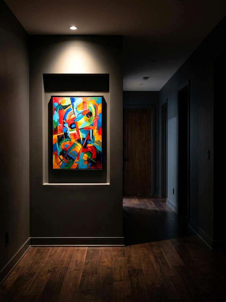 Hallway Niche With Spotlight - 30 built in hall niche ideas