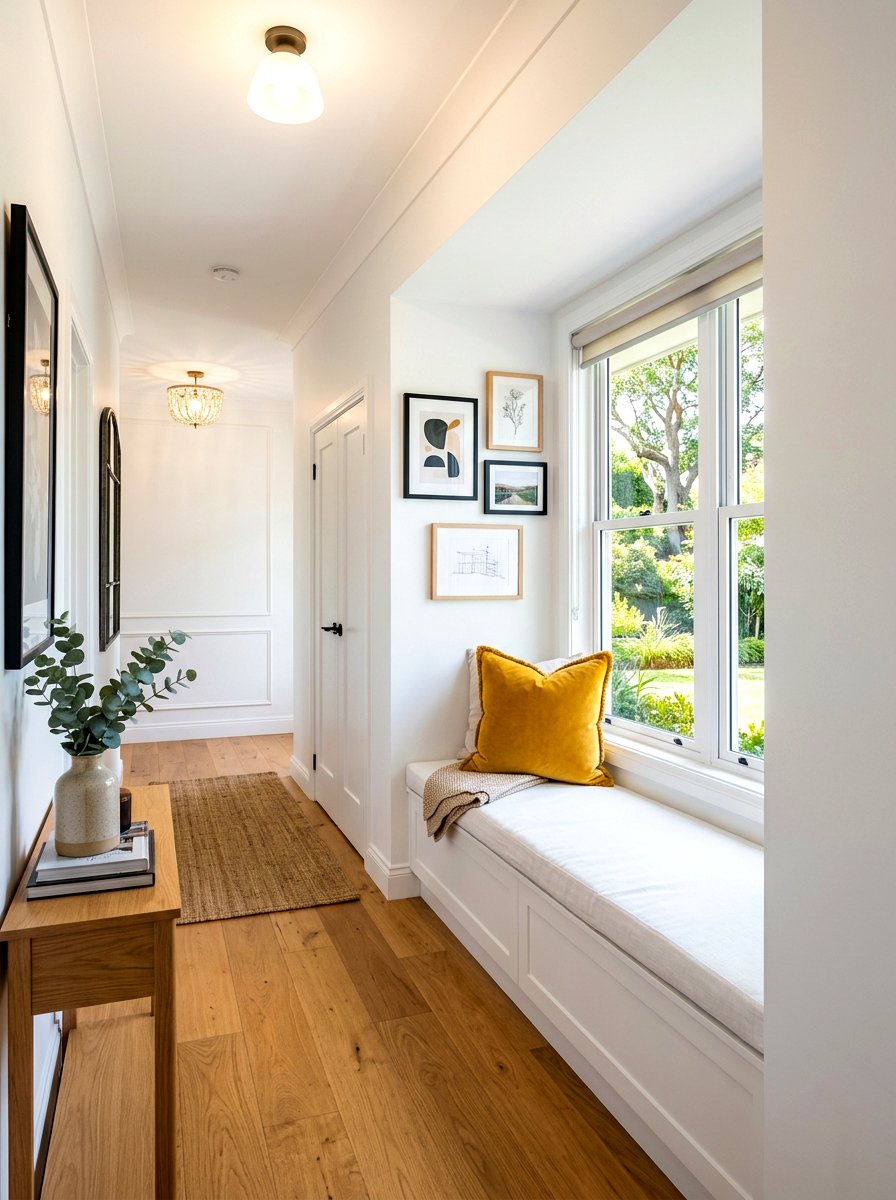 Hallway Nook Window Seat - 30 window seat ideas