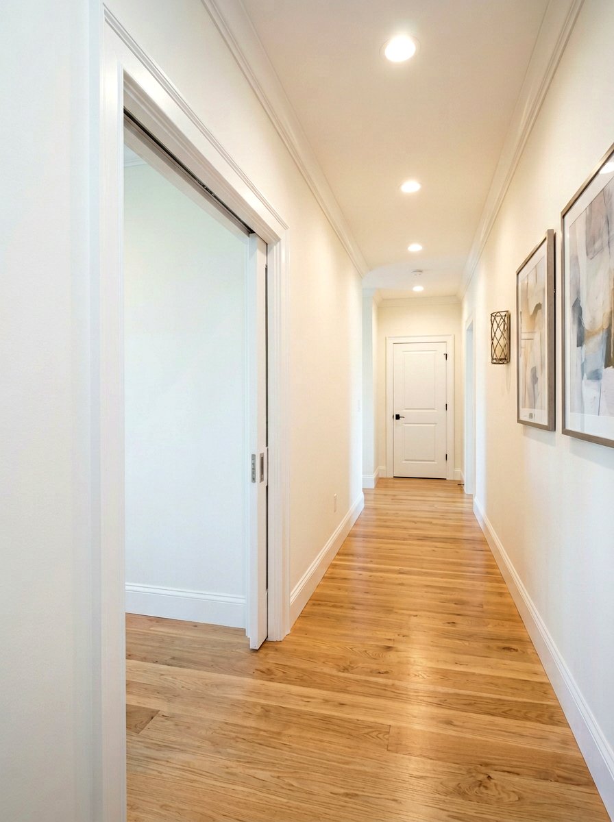 Hallway Pocket Door - 30 narrow hallway ideas