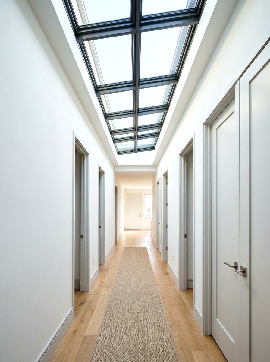 Hallway Skylight - 30 narrow hall styling ideas