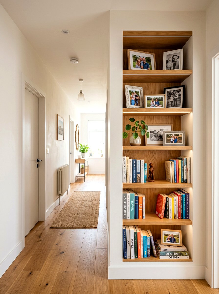 Hallway Storage Niche - 30 built in wall unit ideas