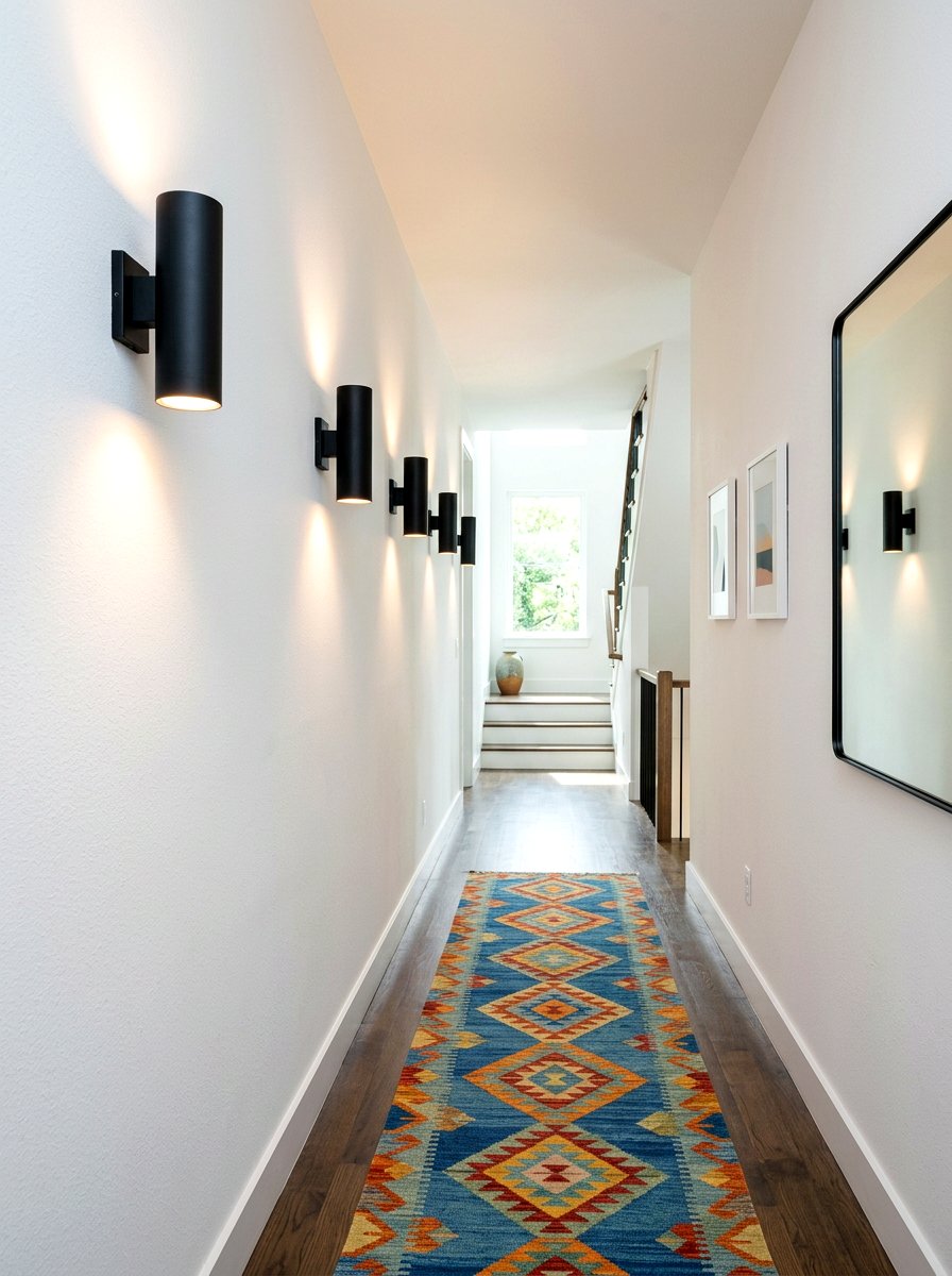Hallway Wall Sconces - 30 narrow hallway ideas