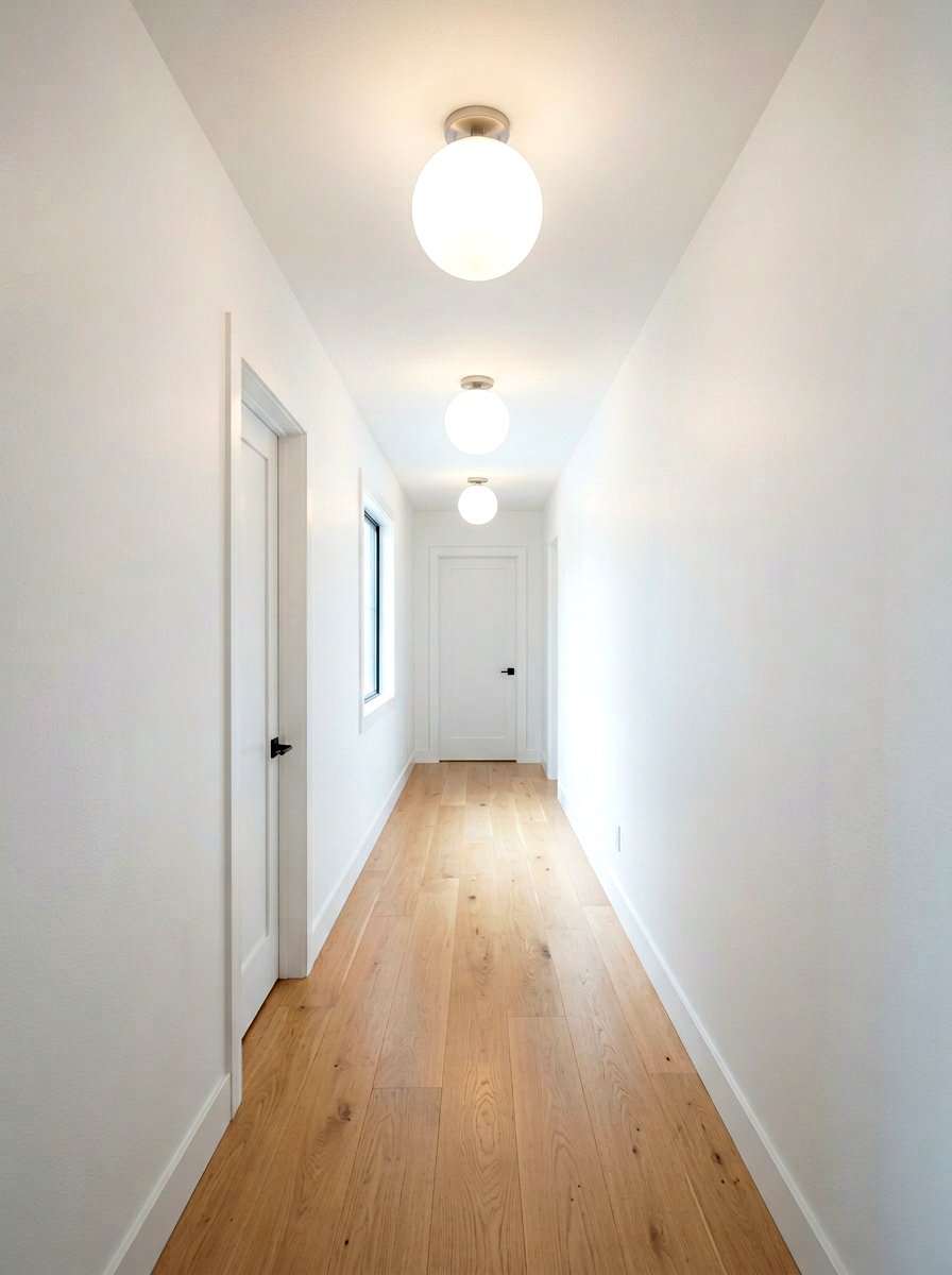 Hallway flush mount style globe - 30 globe pendant ideas