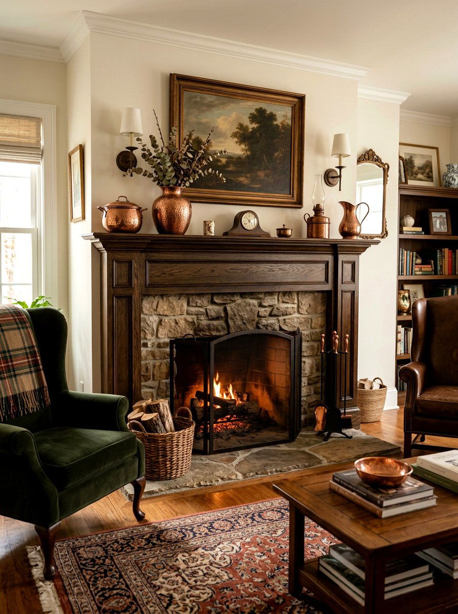 Hammered Copper Living Room Accents - 30 small planter ideas
