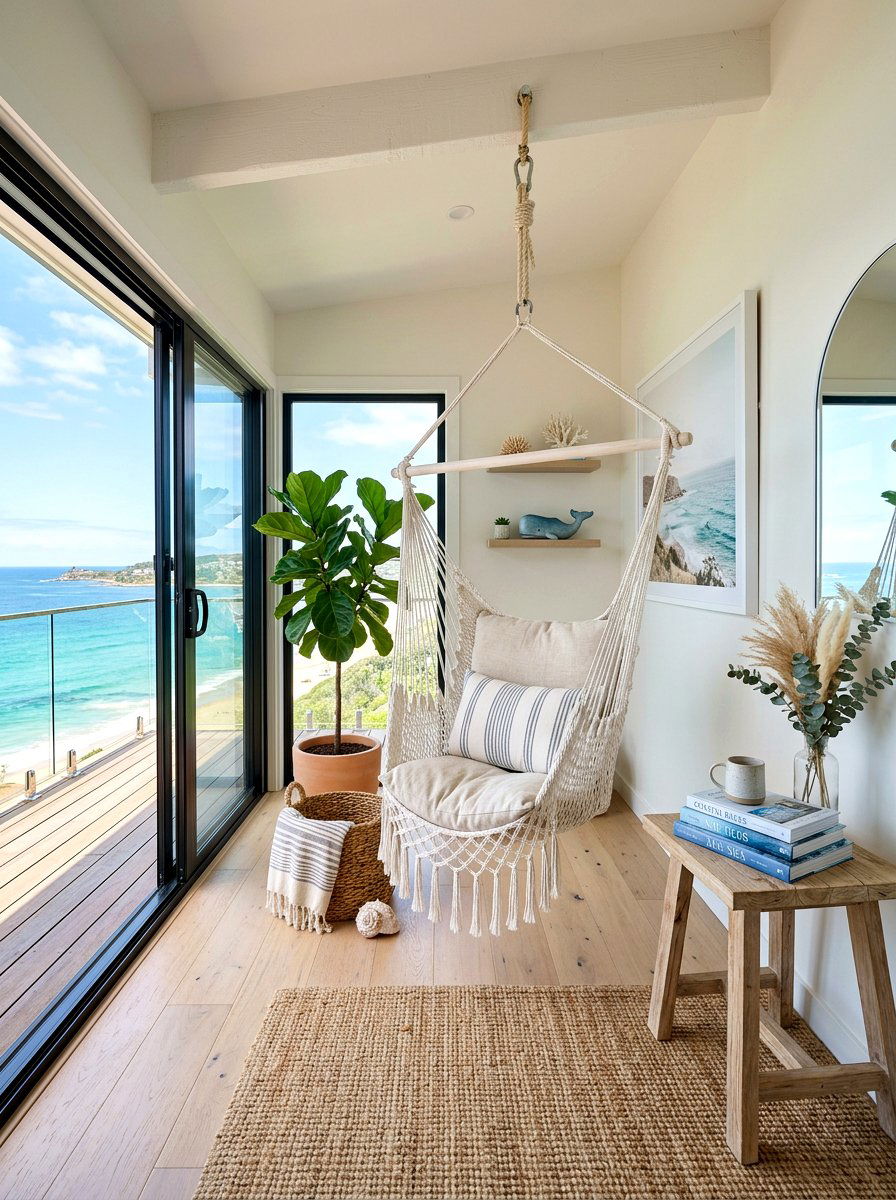 Hammock Chair Nook - 30 kids reading nook ideas