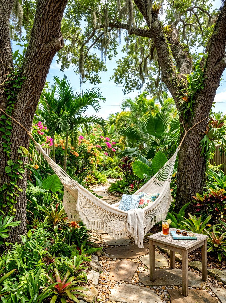 Hammock Corner - 30 stargazing backyard ideas