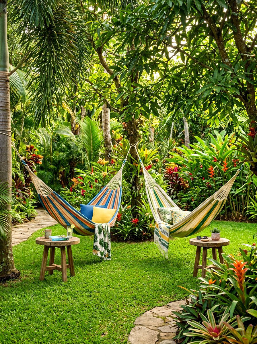 Hammock Garden Retreat - 30 backyard hosting ideas