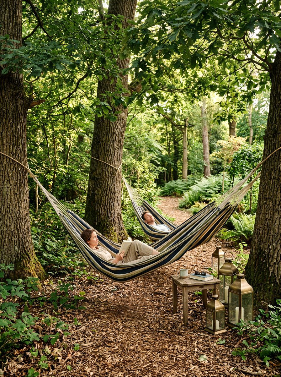 Hammock Garden - 30 backyard entertaining ideas