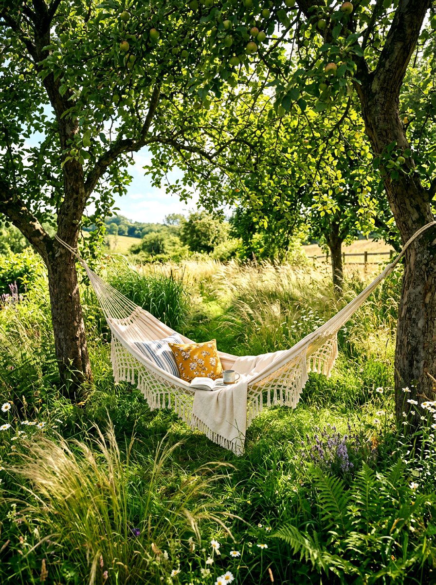Hammock Lounge Space - 30 cottage backyard ideas