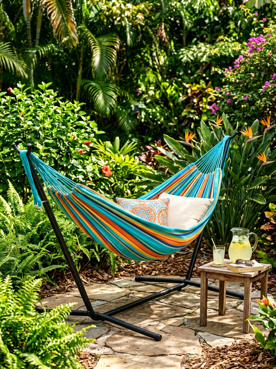 Hammock Relaxation Spot - 30 terrace seating ideas