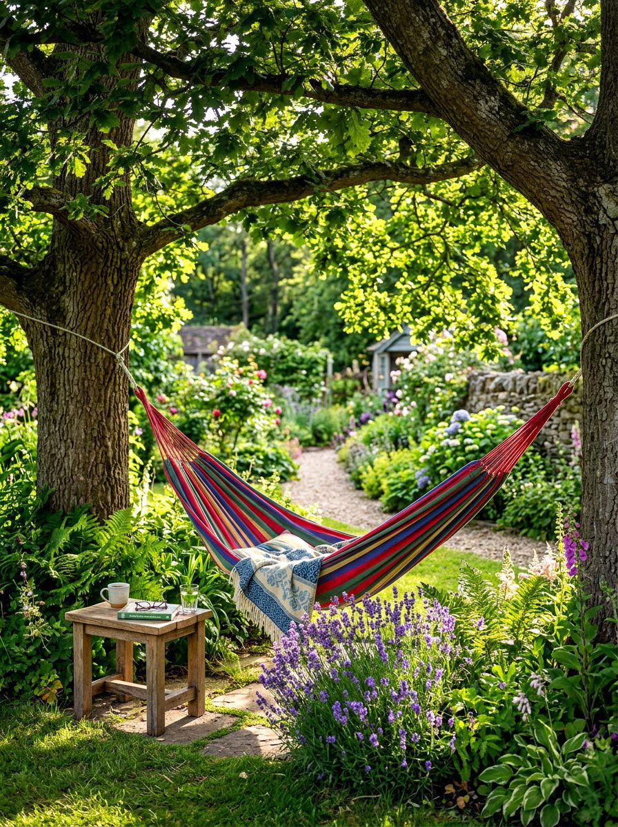 Hammock Relaxation Spot - 30 backyard zoning ideas