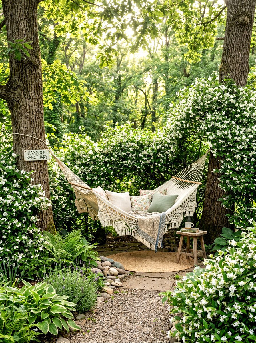 Hammock Sanctuary - 30 resort style backyard ideas