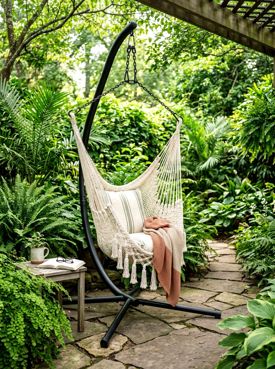 Hammock Swing - 30 backyard swing set ideas
