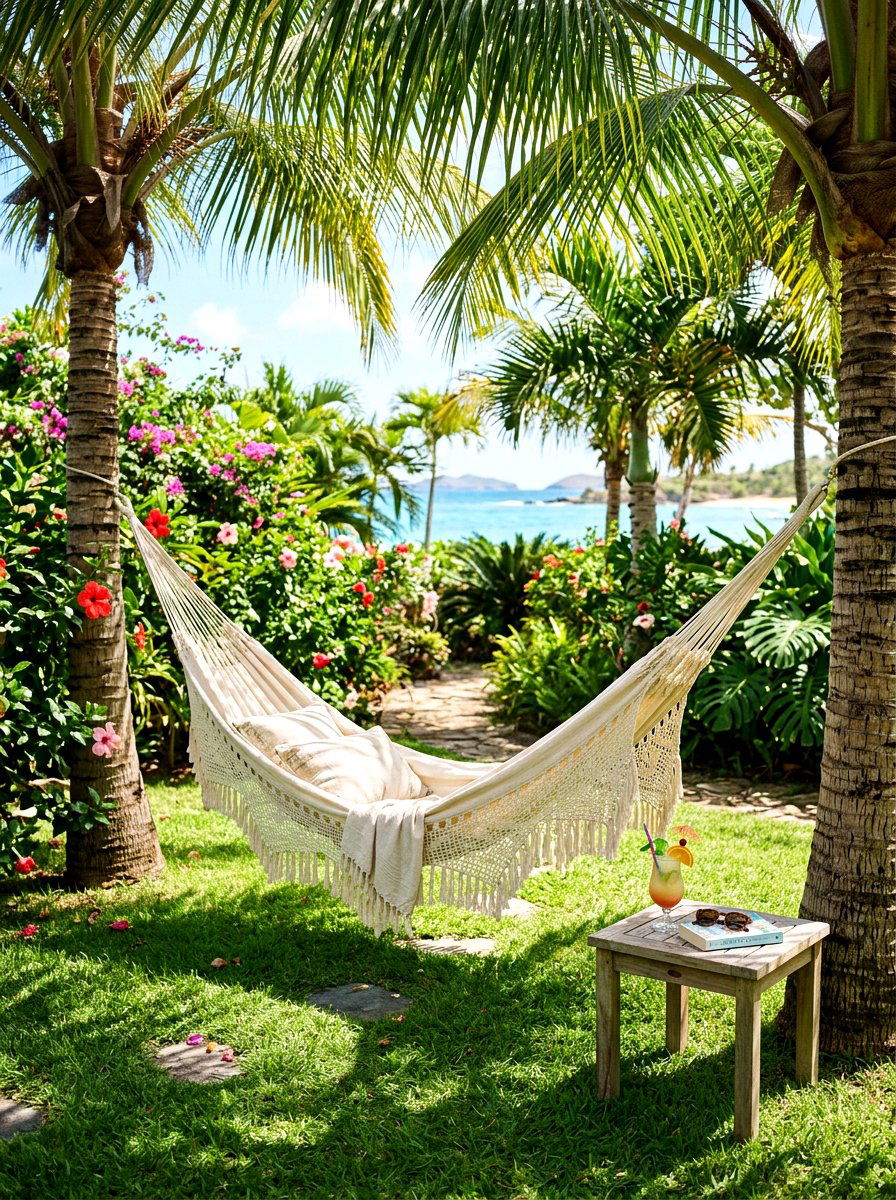 Hammock Zone - 30 resort patio ideas
