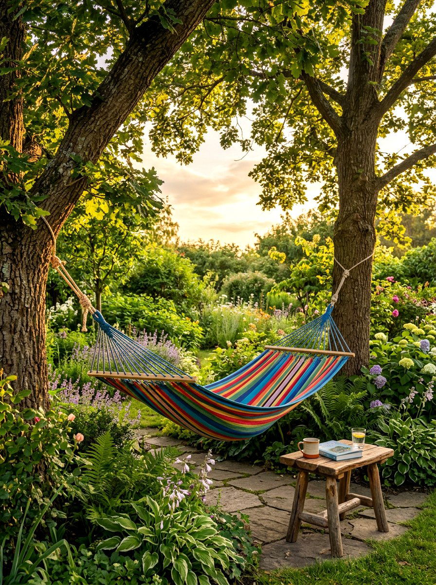 Hammock - 30 family cookout backyard ideas
