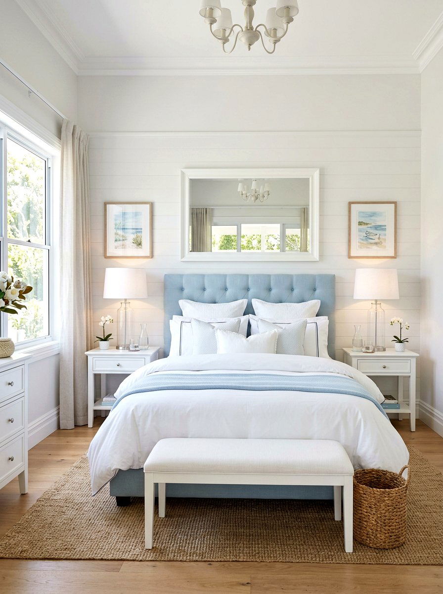 Hampton Style Bedroom - 30 resort summer bedroom ideas