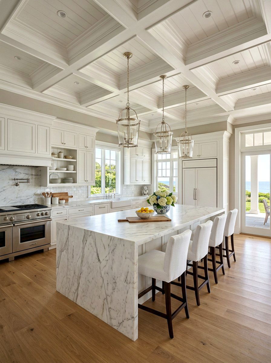 Hamptons Style Coastal Kitchen - 30 coastal grandmother kitchen ideas