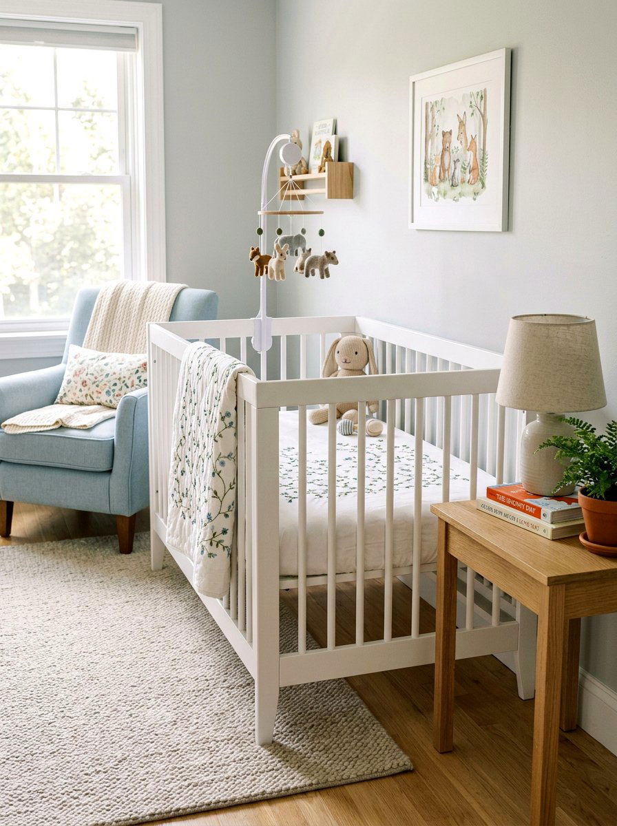 Hand Embroidered Linens - 30 soft heirloom nursery ideas