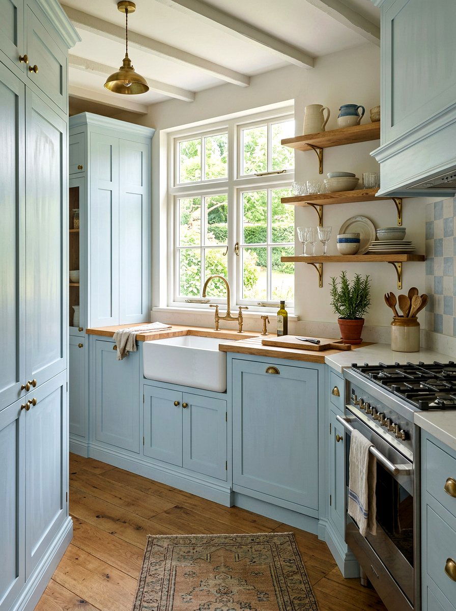 Hand Painted Kitchen - 30 heritage kitchen decor ideas