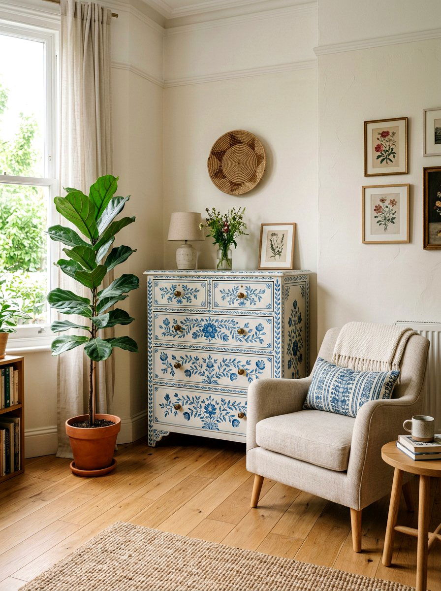 Hand painted furniture - 30 spring refresh decor ideas