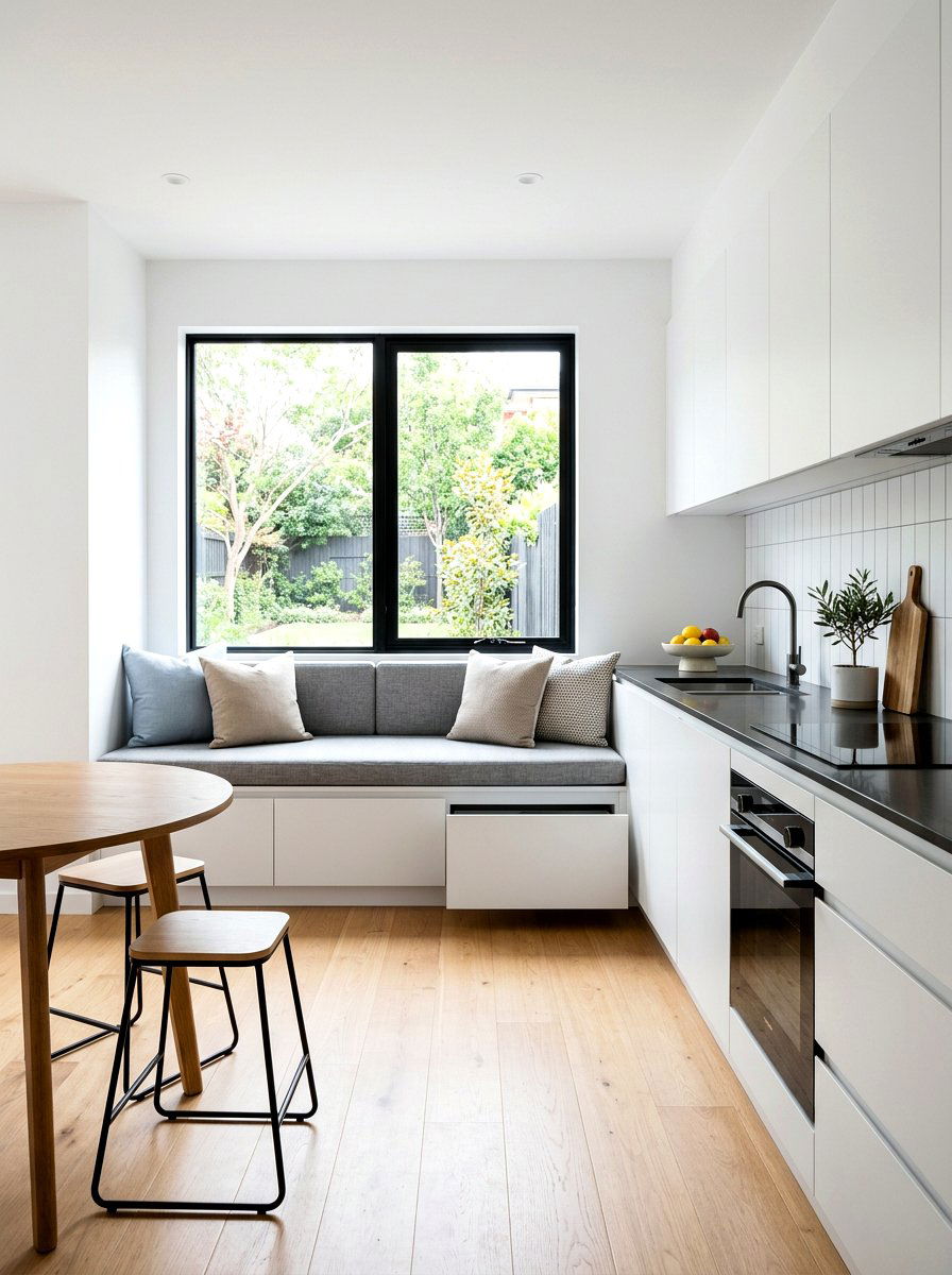 Handleless Banquette Storage Drawers - 30 banquette storage drawers ideas
