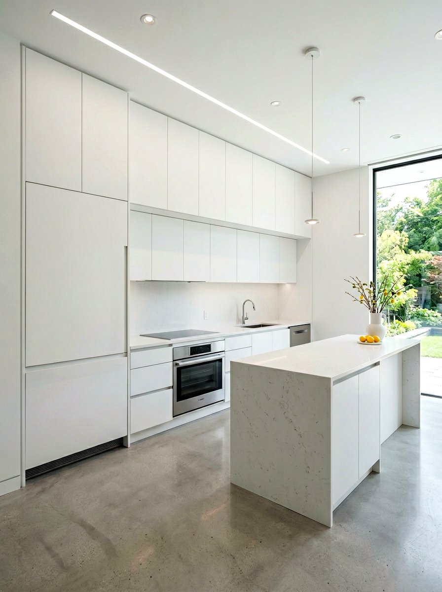 Handleless Kitchen Cabinet - 30 panel ready kitchen ideas