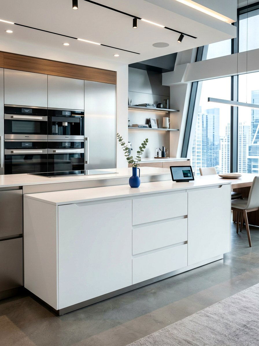 Handleless Sideboard Cabinet - 30 buffet cabinet ideas