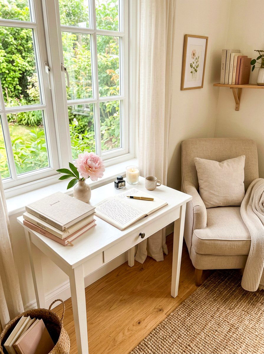 Handwritten Journaling Spot - 30 analog living room ideas