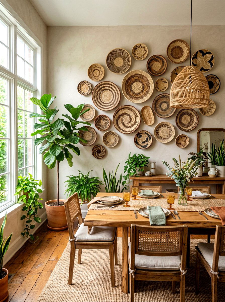 Hanging Basket Gallery - 30 renter friendly wall decor ideas
