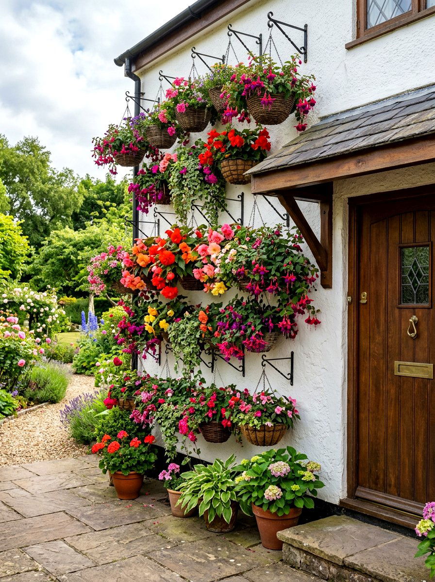 30 Outdoor Vertical Garden Ideas for Lush Plants in Less Space