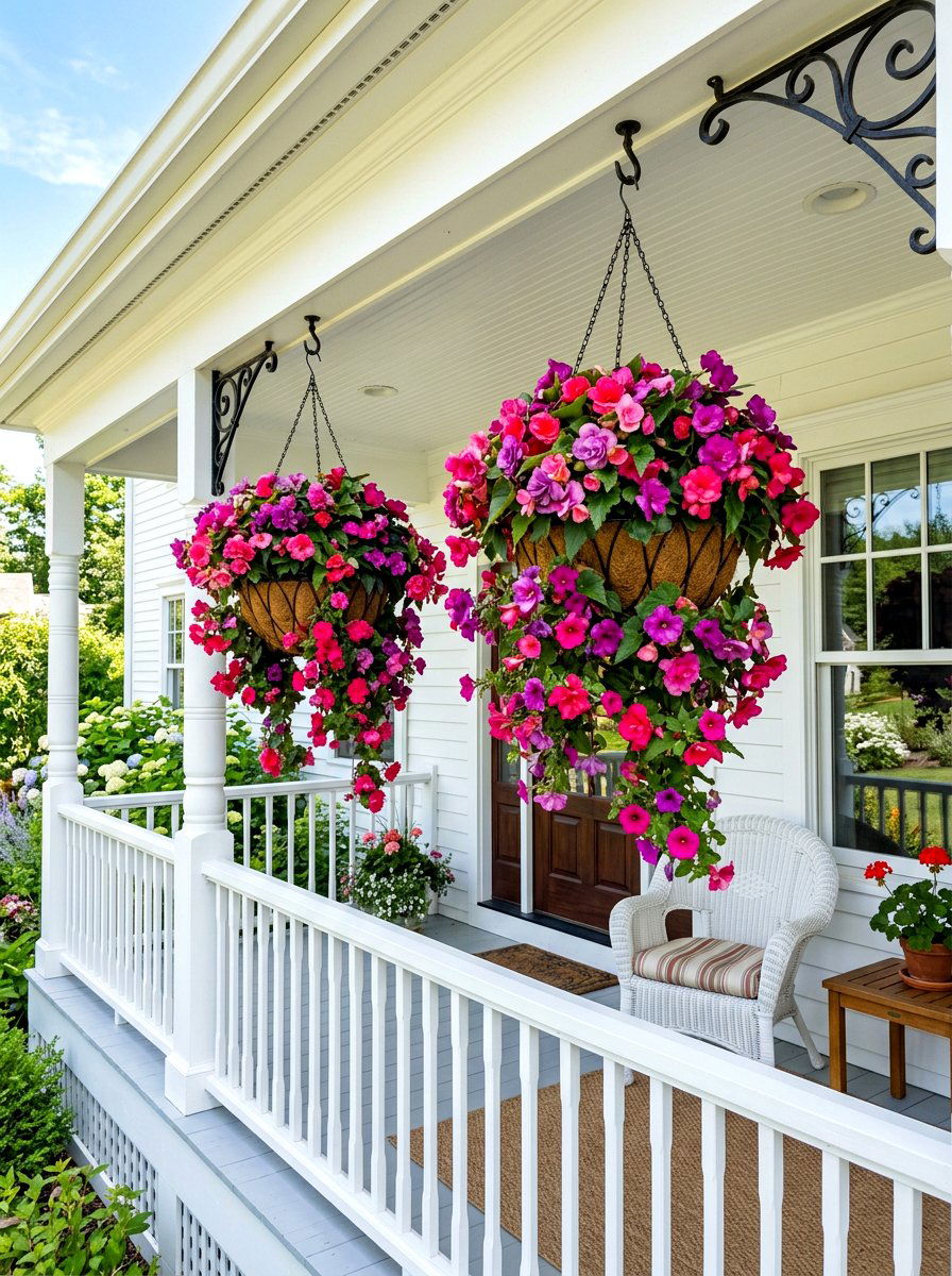 Hanging Basket - 30 curb appeal ideas