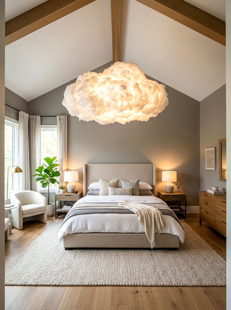 30 cloud inspired bedroom ideas: Dreamy, Airy Comfort for Sleep