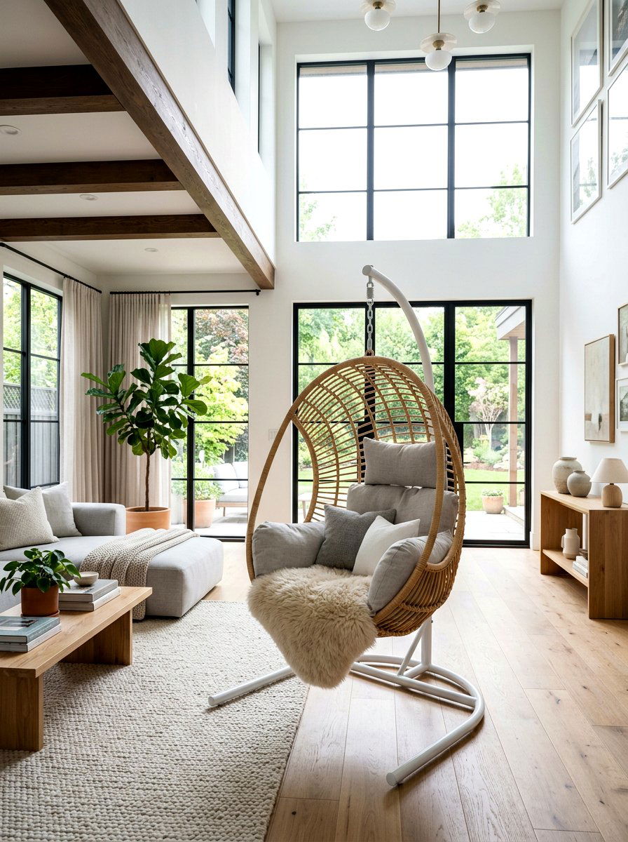 Hanging Egg Chair - 30 accent chair ideas