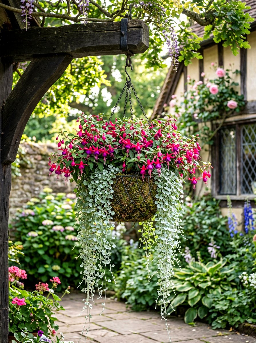 Hanging Flower Basket - 30 outdoor planter ideas
