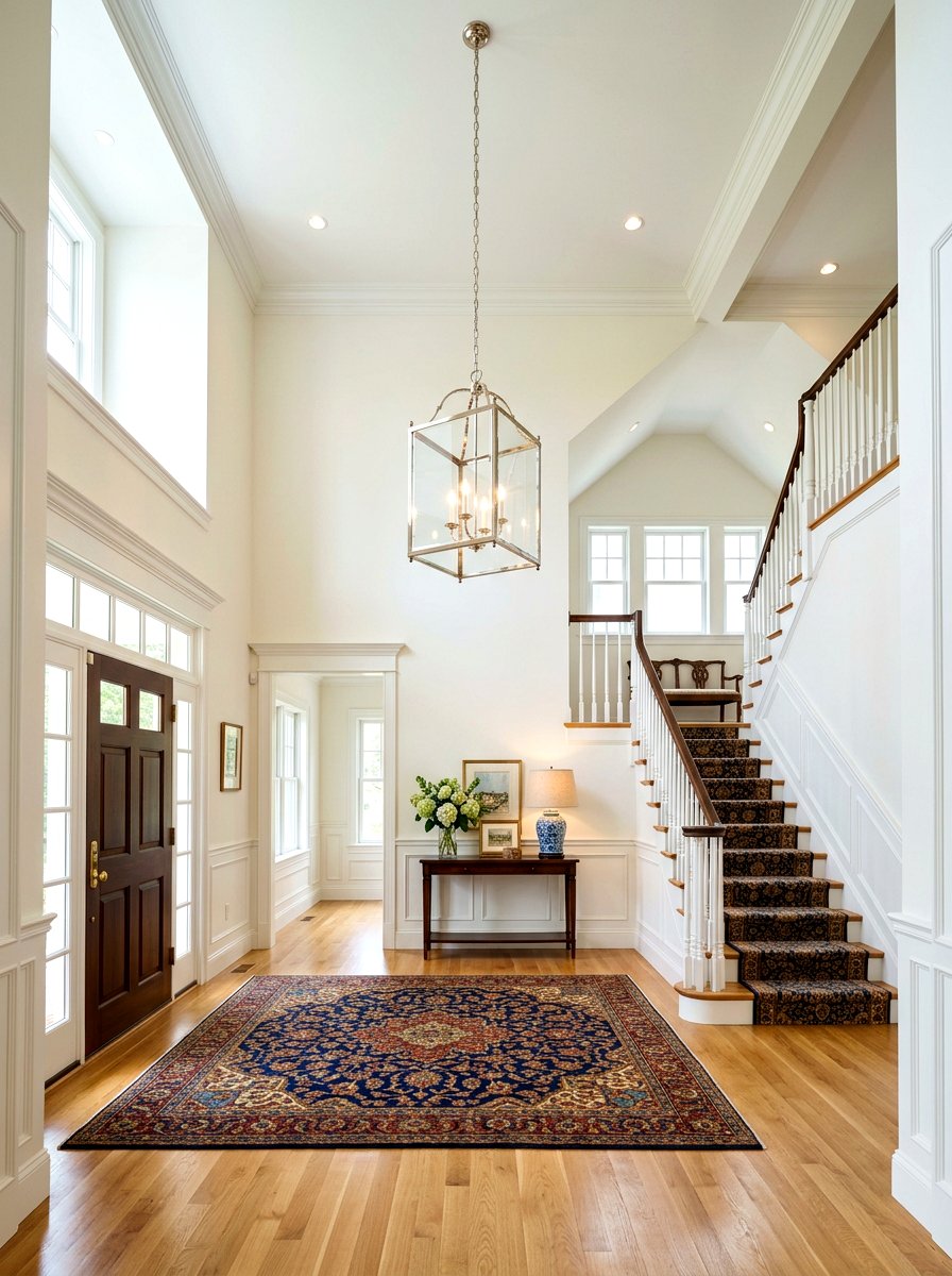 Hanging Glass Box Lantern - 30 Nancy Meyers entryway ideas