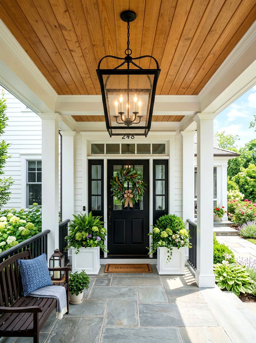 Hanging Lantern Over Front Door - 30 porch lantern styling ideas aesthetic