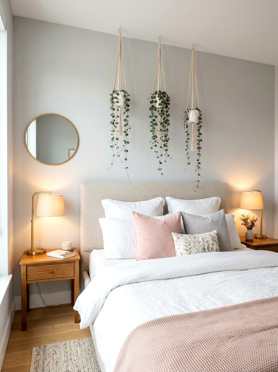 Hanging Plant Above Bed - 30 hanging indoor plant ideas