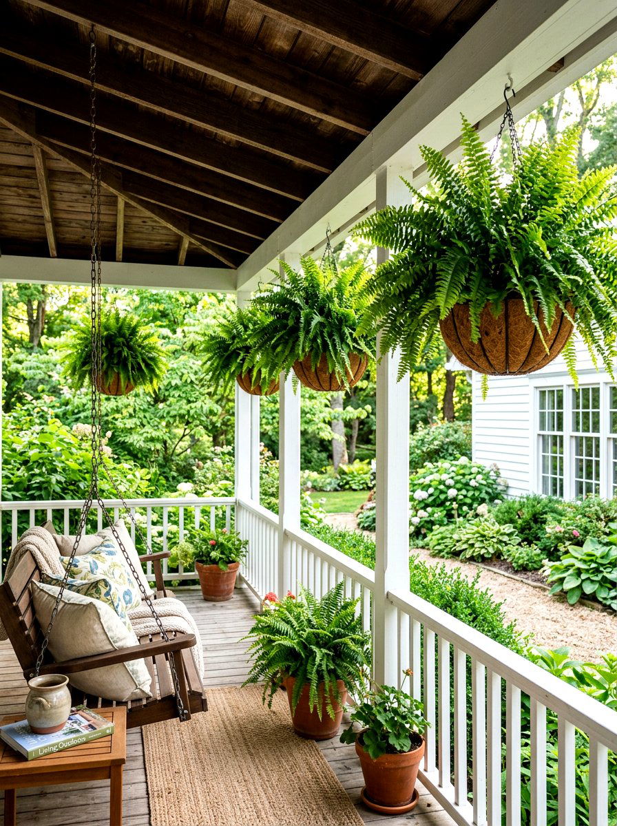 Hanging Porch Plants - 30 porch shade ideas