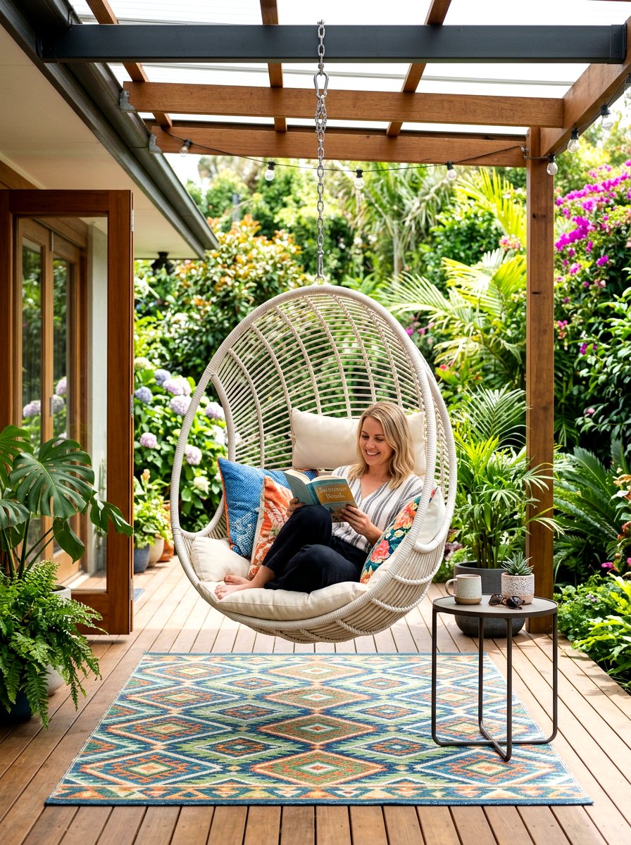 Hanging egg chair - 30 statement armchair ideas