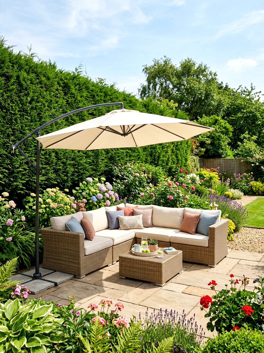 Hanging egg chairs - 30 pizza night patio ideas
