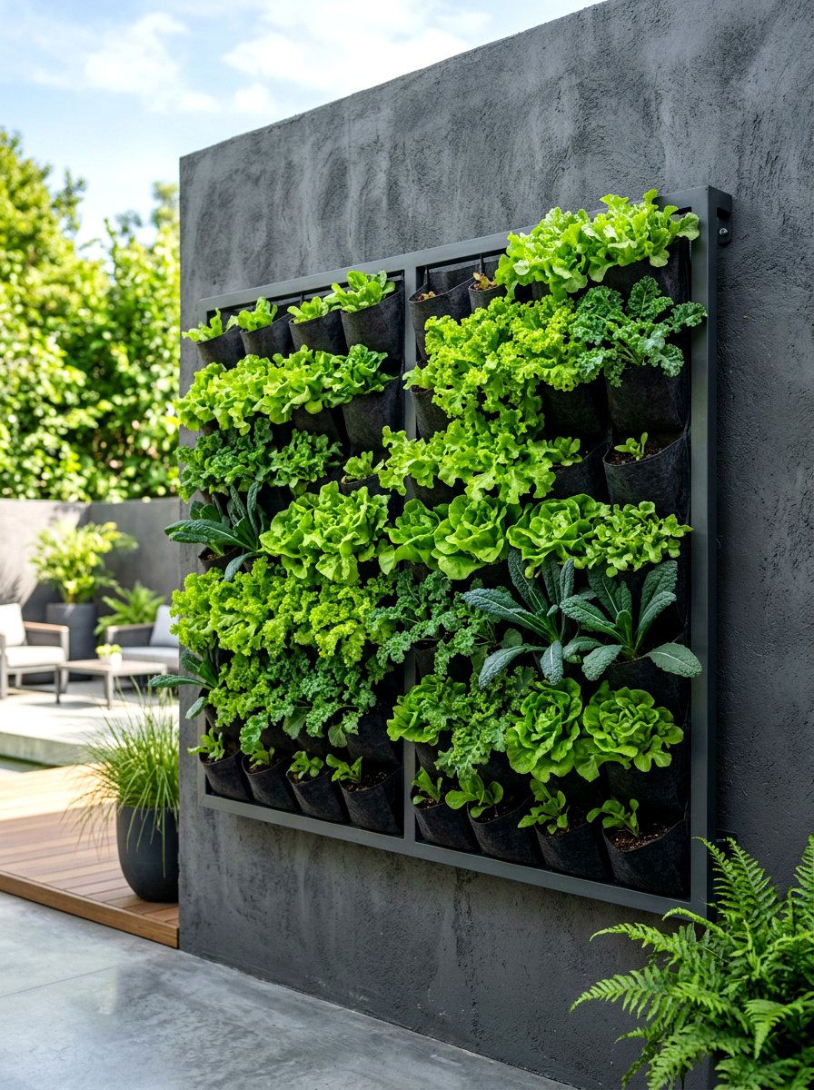Hanging pocket garden - 30 hanging container garden ideas
